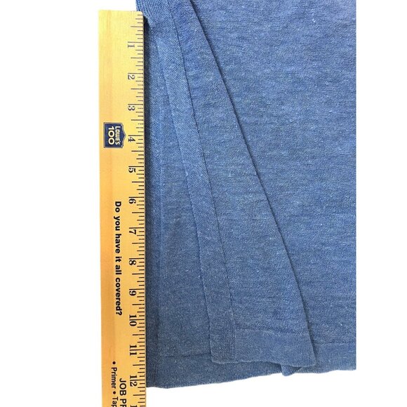 J. Jill Small Petite Blue Opal Linen Viscose 3/4 Sleeve Tunic Dress Lightweight - Picture 8 of 9